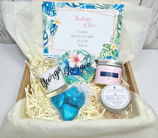 Personalized Gift Birthday Box, Self Care Spa Beauty Filled Gift